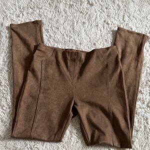 VINTAGE Lior Women's suede Brown Pants